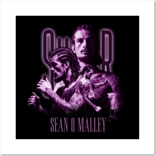 sean omalley fighter dark purple Posters and Art